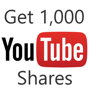 Get 1000 shares on your youtube video